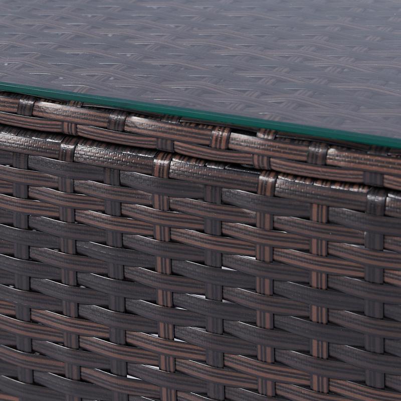 4-Piece Rattan Wicker Furniture Set