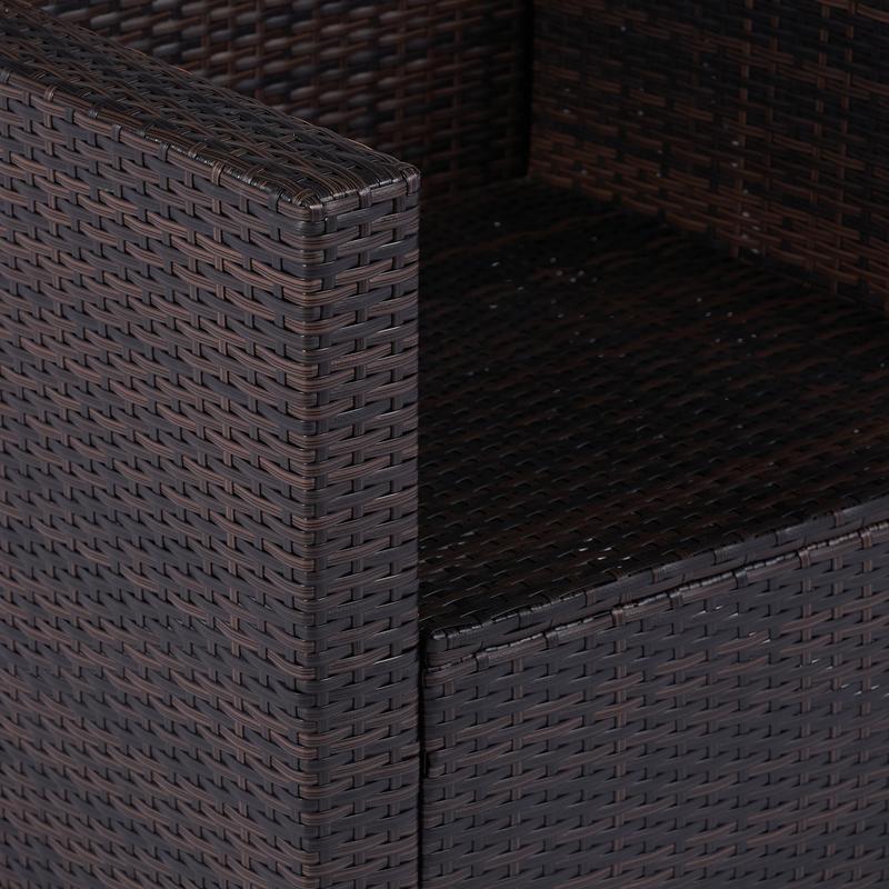 4-Piece Rattan Wicker Furniture Set