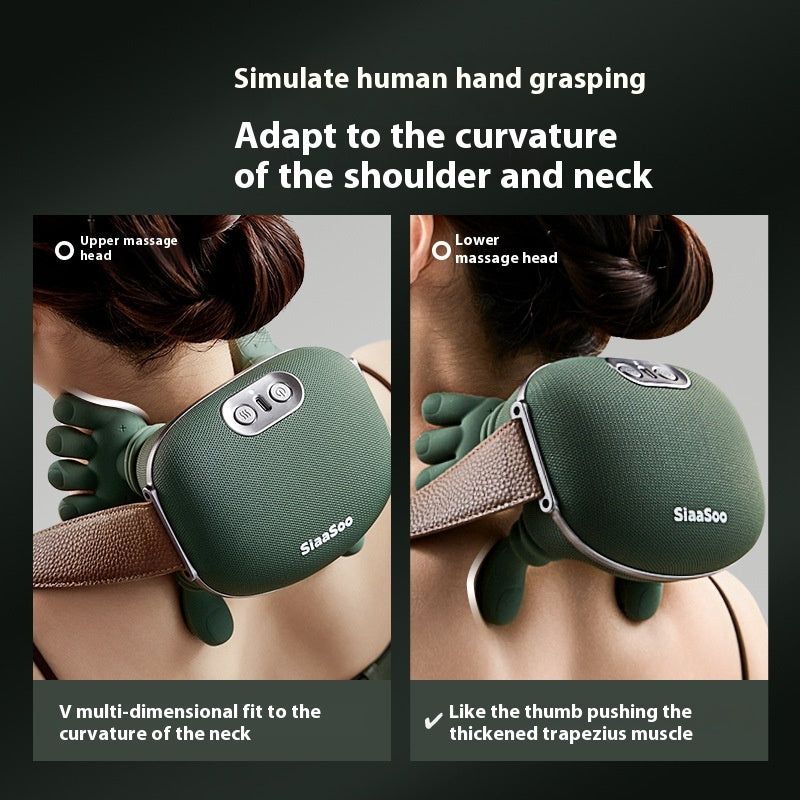 Electric Neck and Shoulder Muscle Massager Wireless Shoulder and Back Kneading Massage Shawl Neck Masajeador Relax Pain Relief