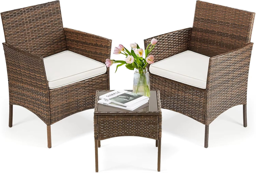 3 Pieces Patio Furniture Set 