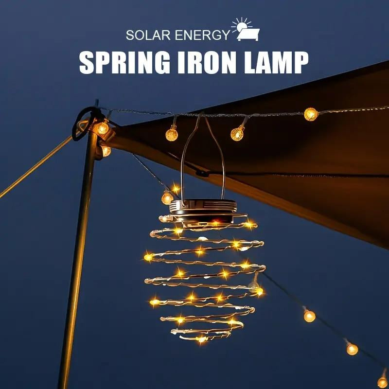 4PCS Solar Spring Lights