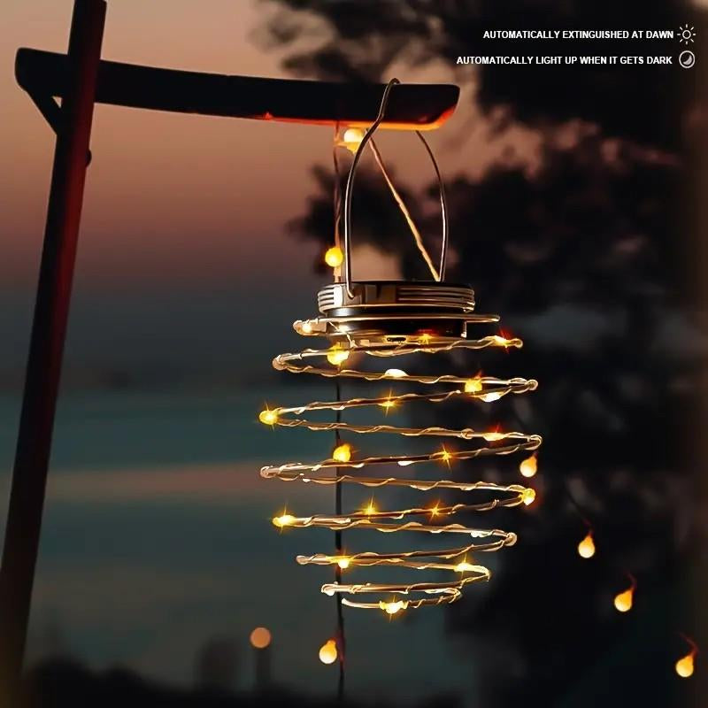 4PCS Solar Spring Lights