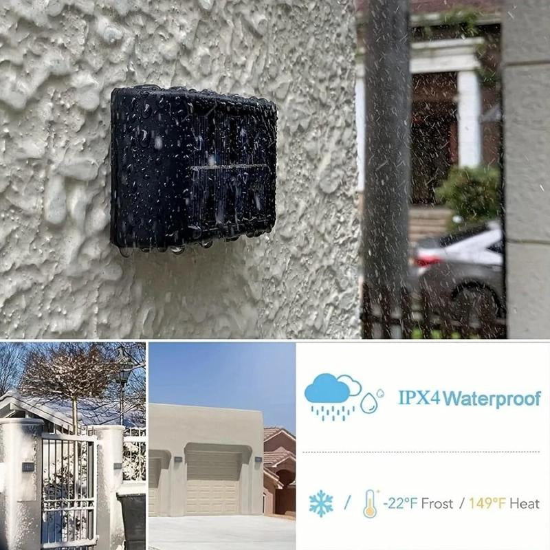 2-Pack Solar Wall Lights, 4/6/8/10 Leds Optional, Warm Light, Solar Charging, Light Sensor Control, No Remote Control Required, Lawn Landscape Lights, Suitable for Outdoor Gardens, Patios, Sidewalks, Party Decorations and Holiday Gifts, Garden Lighting