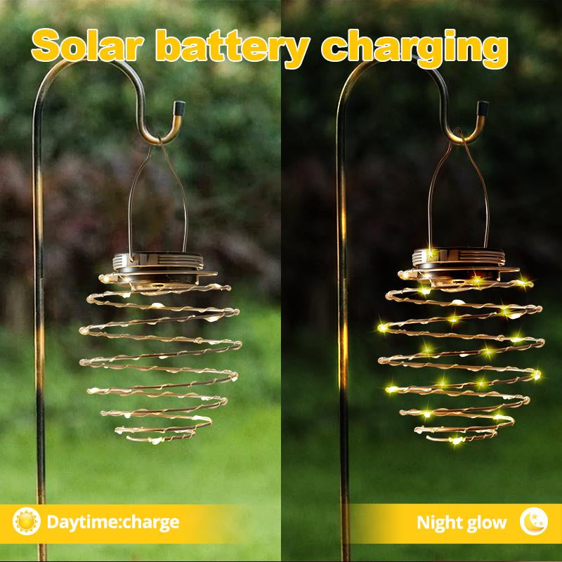 4PCS Solar Spring Lights
