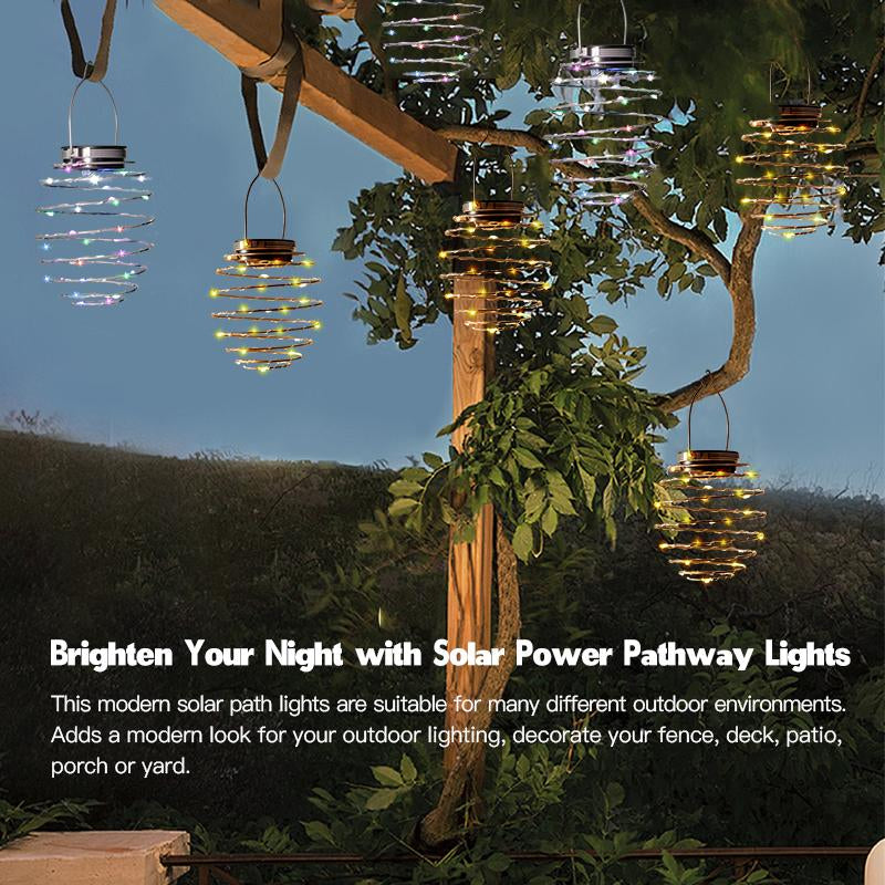4PCS Solar Spring Lights
