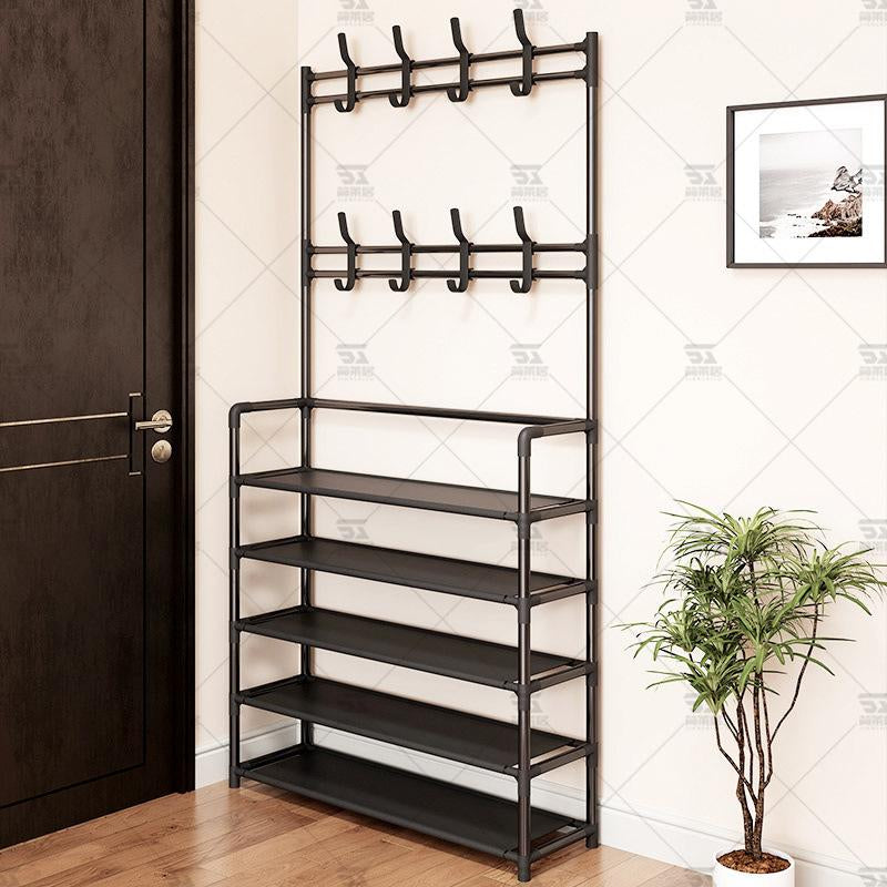 5-Tier Multi-Purpose Metal Shoe Rack