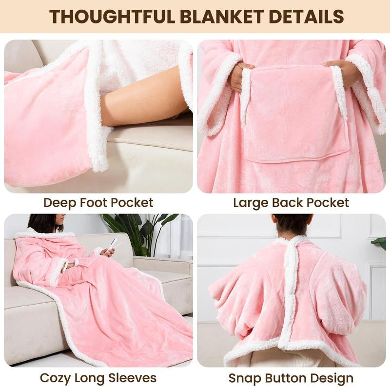 Wearable Heated Blanket 52"X72" 