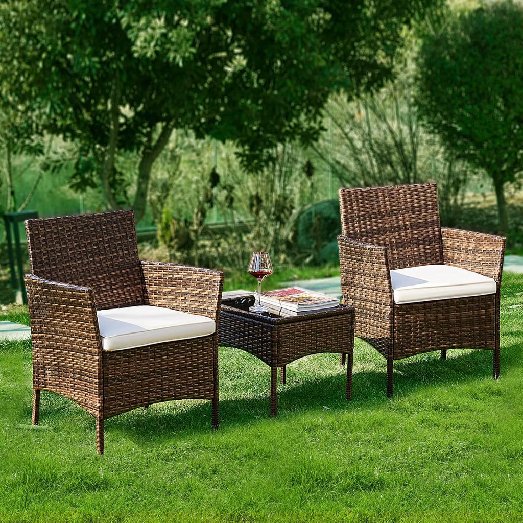 3 Pieces Patio Furniture Set 