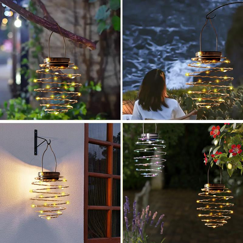 4PCS Solar Spring Lights